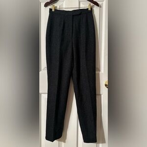 Vintage TELLURIDE CLOTHING CO. Women’s 8 Wool Nylon Blend Gray w/ Blue Stripe